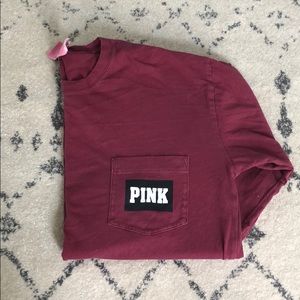PINK Crew Neck Long Sleeve